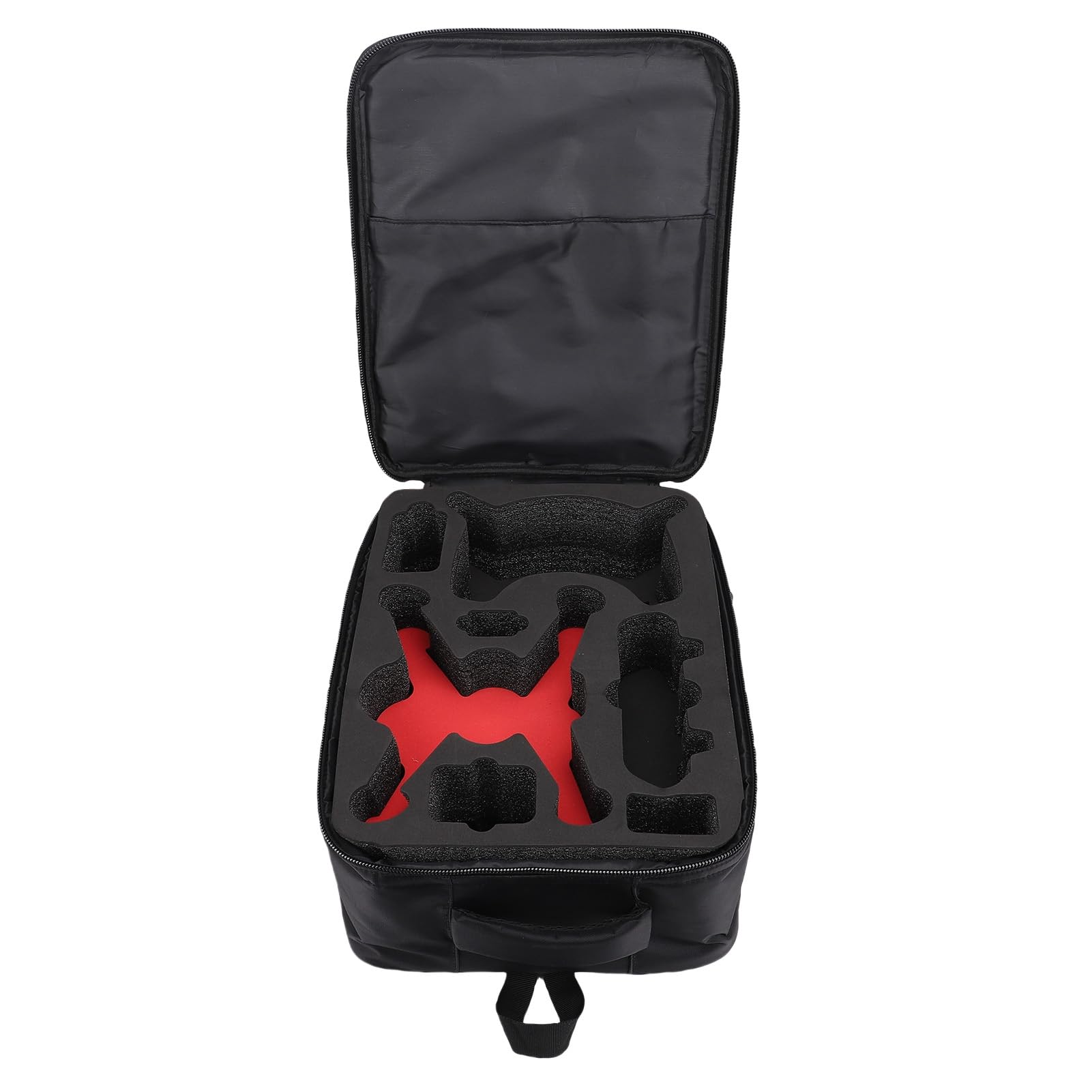 SIXRUN Etui FPV Płócienny futerał do Przenoszenia FPV 33 X 40,5 Cm z Wieloma Przegródkami Bezpieczne Zamknięcia Lekki Przenośny Schowek na Akcesoria do Dronów Piloci Podróżujący na Zewnątrz