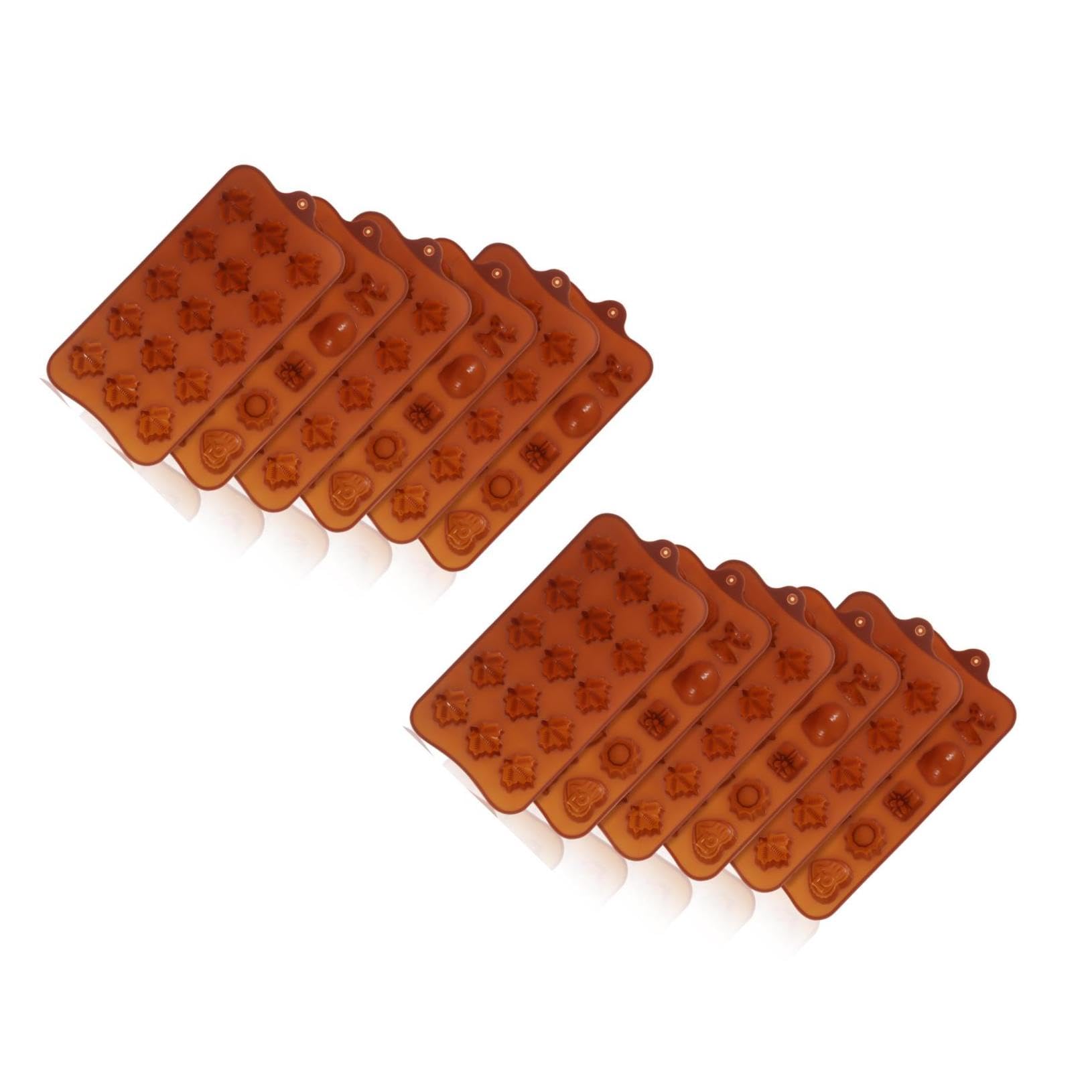 PRETYZOOM 12 Moldes De Chocolate Para Panadería Moldes Para Chocolate Gomitas Moldes De Gomitas De Chocolate Moldes Para Hornear Plantillas Para Galletas Moldes Para Pasteles Moldes