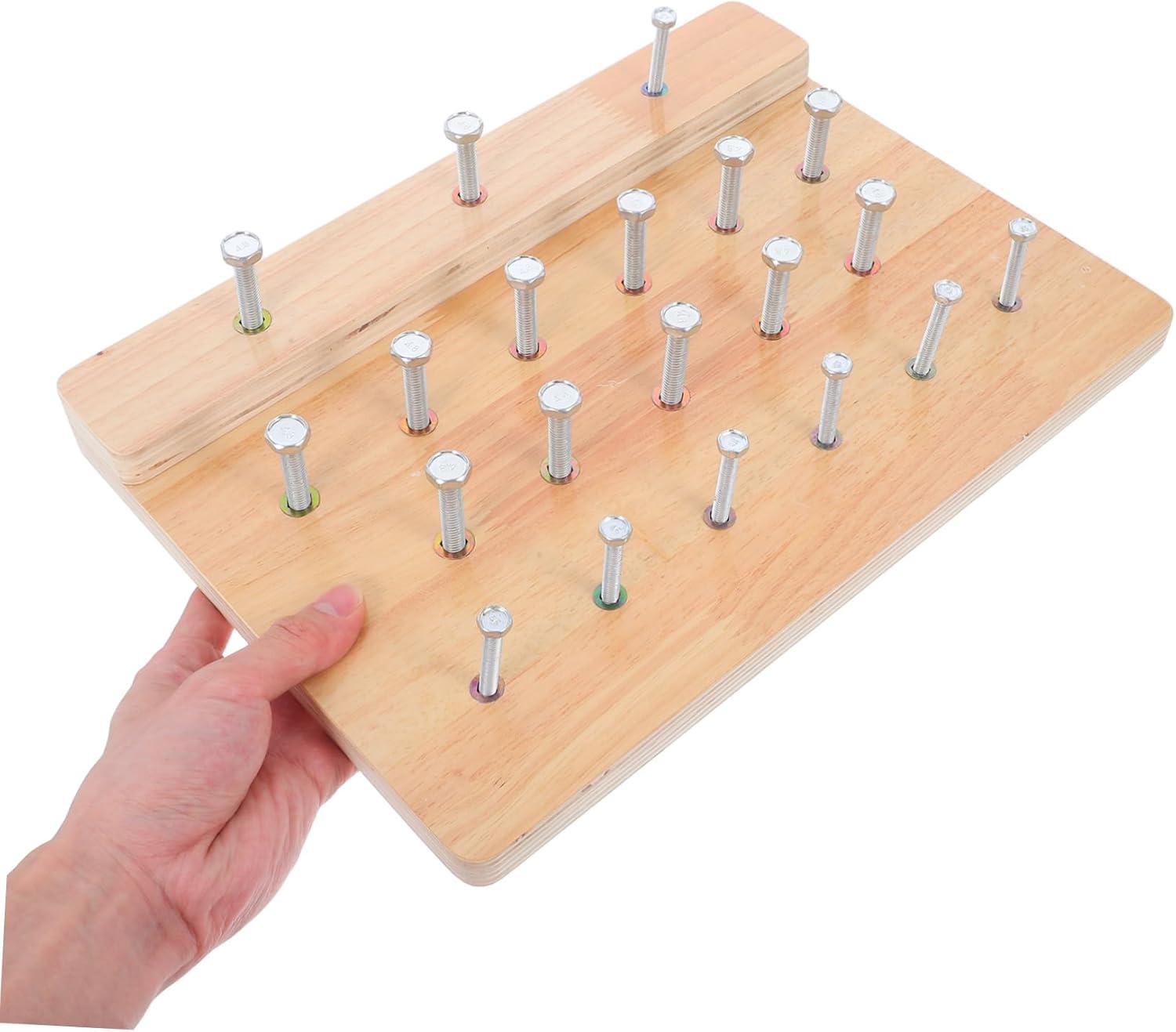 Hemoton Rehabilitation Training Device Hand Therapy Board Game for Fine Motor Skills Finger Flexibility Exercises