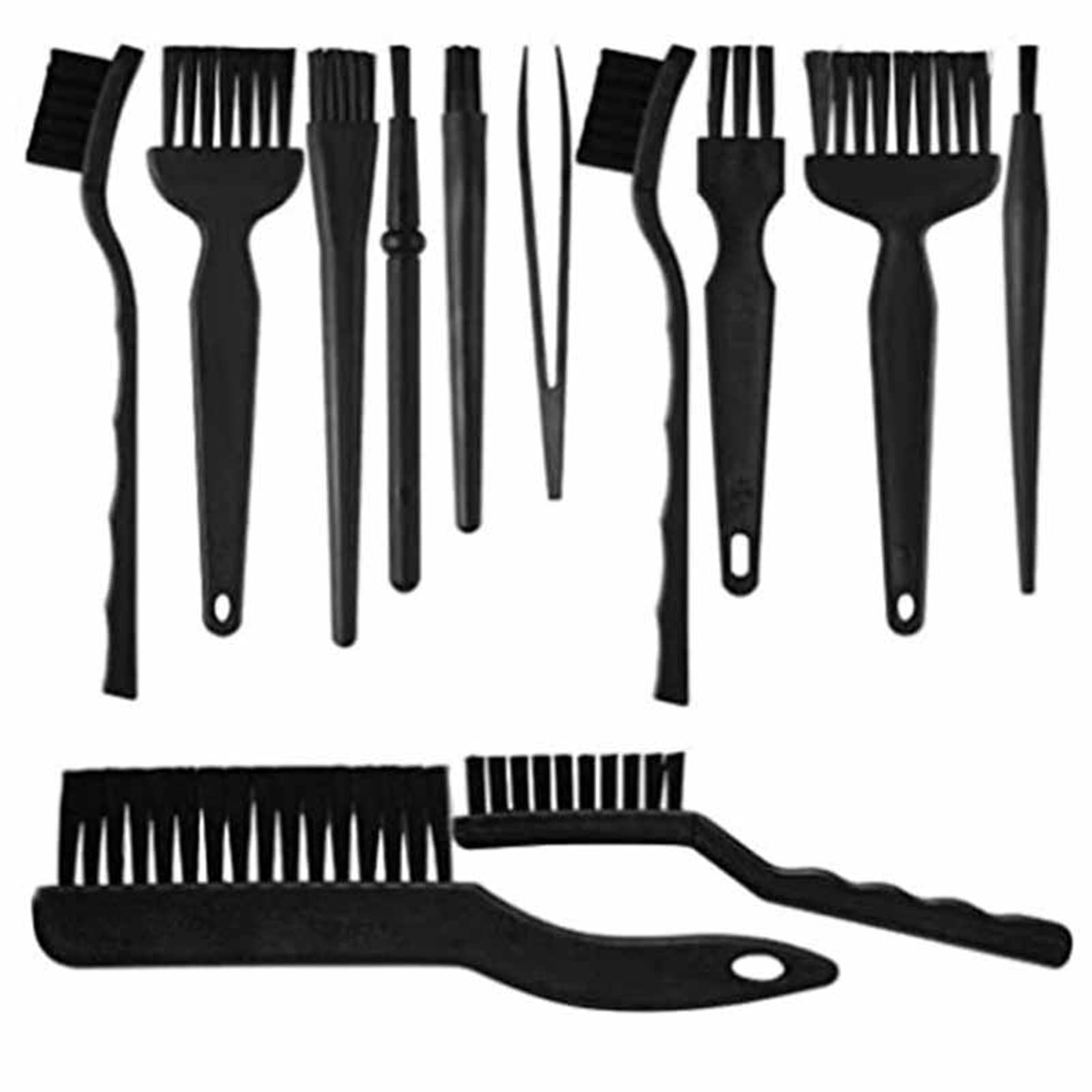 Tyenaza 12Pcs Computer Cleaning Brush Kit, Mini Computer Keyboard Cleaning Tools Kit with Tweezer for Computer Mobile Phone