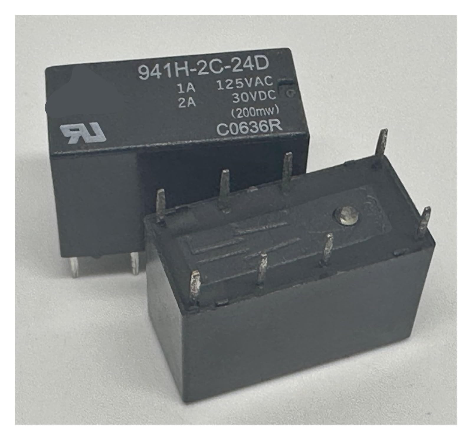 YZWRWRMKTB 1pc 941H-2C-24D 200MW (4078-5V/12V/24V-2A) Relay 8pins