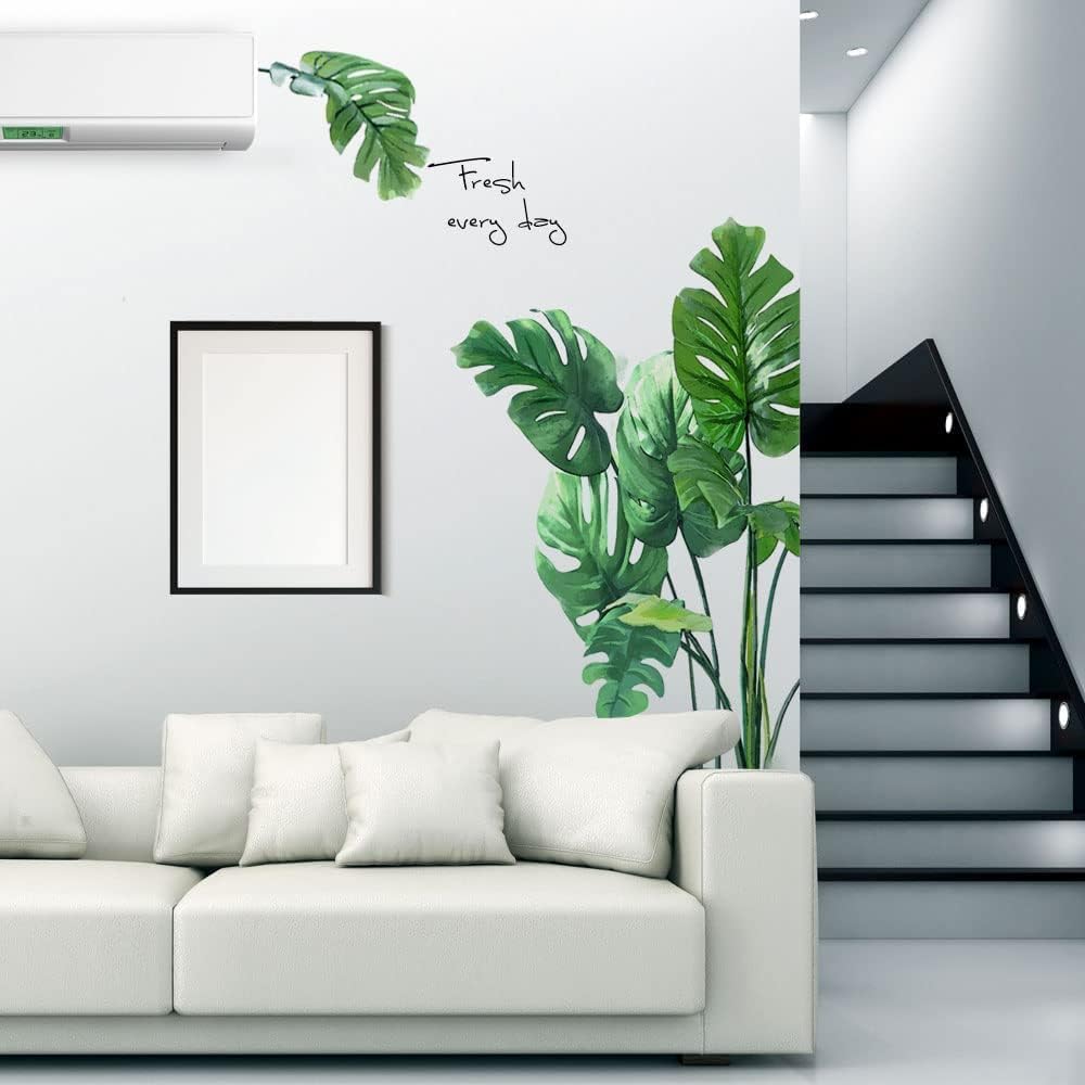 Adesivi Murali Foglie Di Palma Boho - Decorazione Tropicale Per Pareti - Foto 6