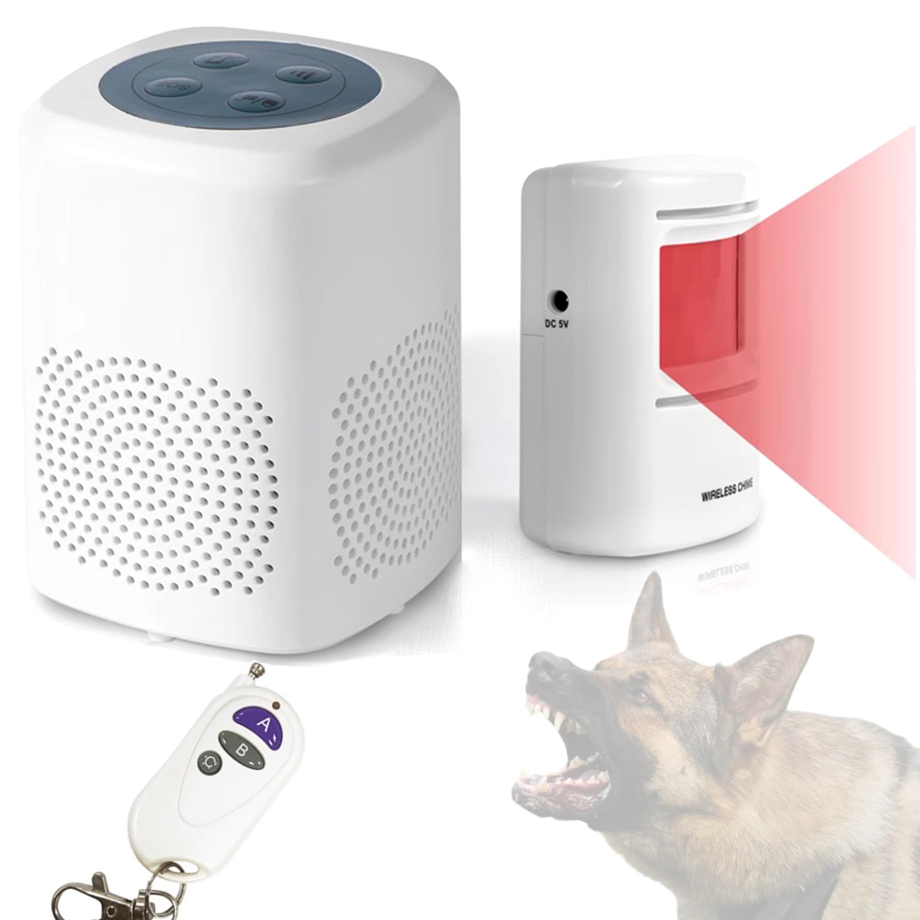 RXLIFE Loud Barking Dog Alarm - horns and sirens | Mubboo