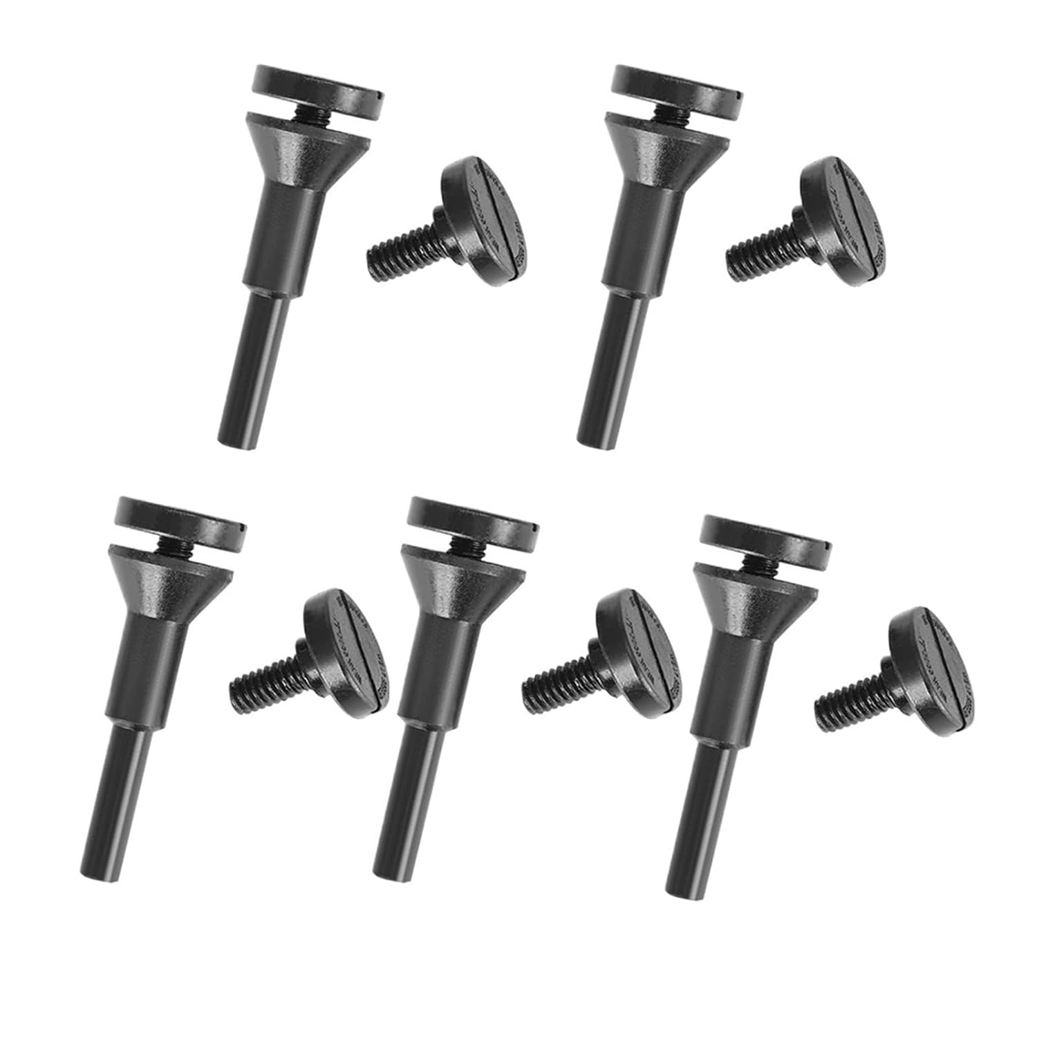 10pcs Mounting Mandrel Fit Circular Saw Blade Die Grinder Connecting Rod Adapter with Screw Nut for Drill Rotary Tools