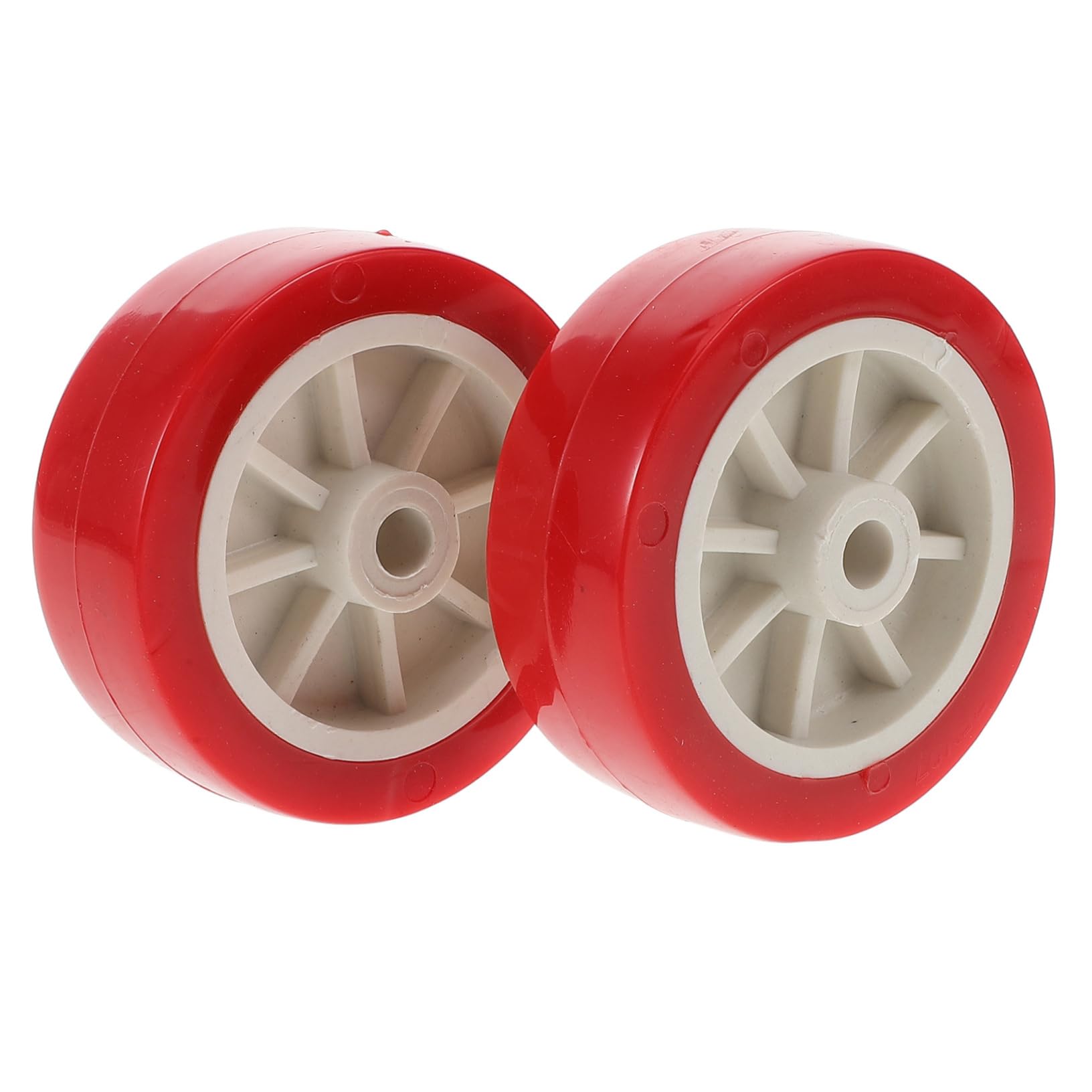 Cabilock 2pcs Motorcycle Lift Table Caster Wheels Replacement for Wide Deck Bike Scooter Lift Jack Crank Stand Accessories