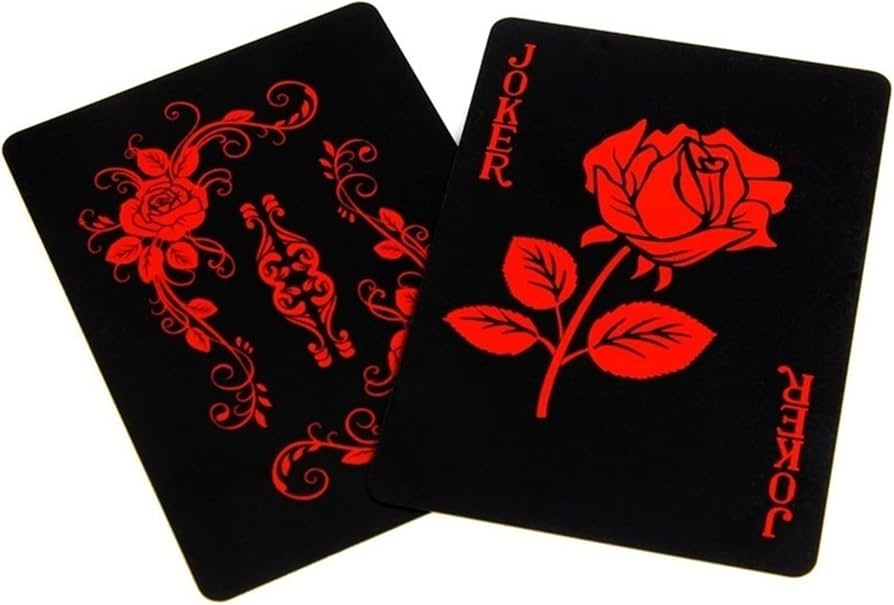 Amazon.co.jp: TX GIRL プラスチックのトランプの黒バラのトランプの Amazon.co.jp: TX GIRL プラスチックのトランプの黒バラのトランプの