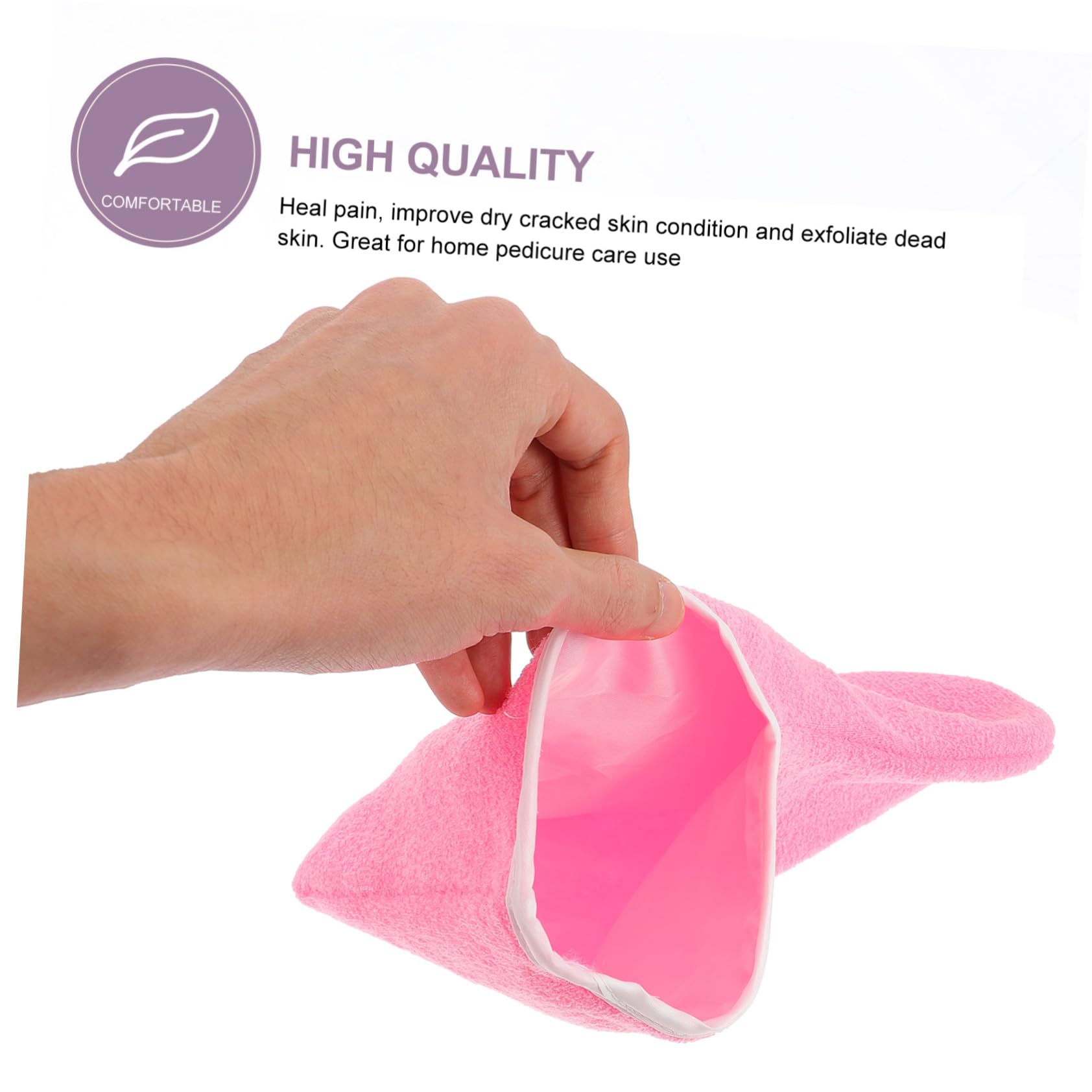 FOMIYES 2Pcs Moisturizing Foot Care Socks for Cracked Feet Softening and Repairing Dry Skin for Home Treatment