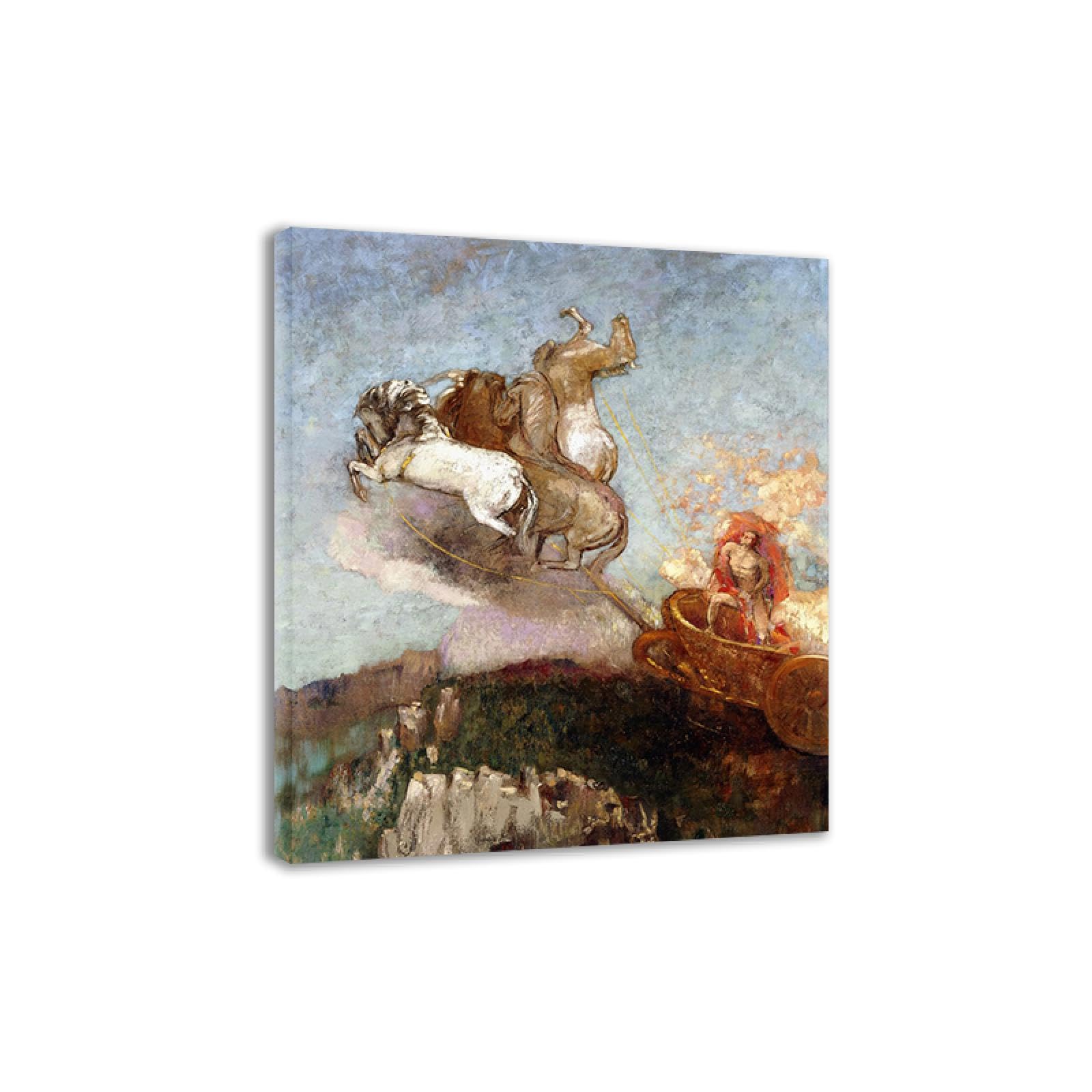 DHAEY Reproducción Sobre Lienzo. El Carro de Apolo 02. Reproducciones de Pinturas Carteles. Cuadros artísticos para decoración de salón 60x72cm Envolver lienzo