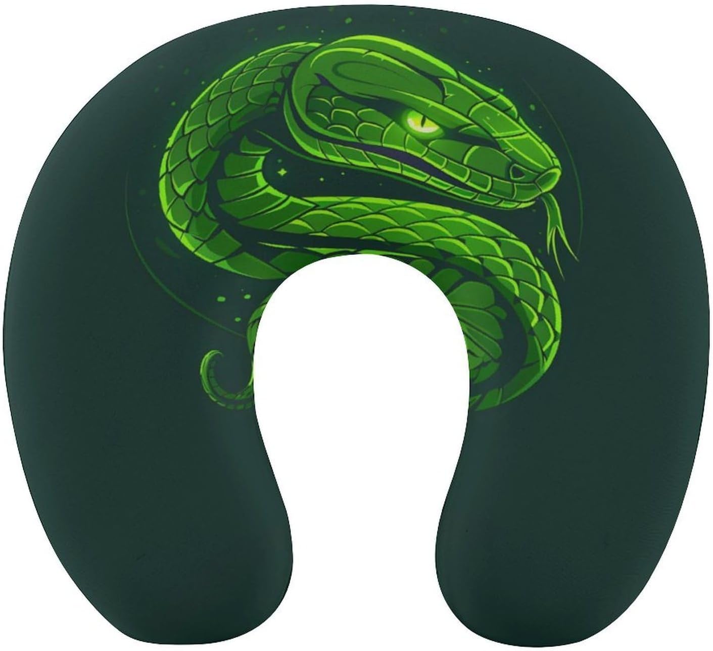 Cobra Snake Travel Pillow U Shape Neck Pillow Washable Pillowcase for Sleeping Chair