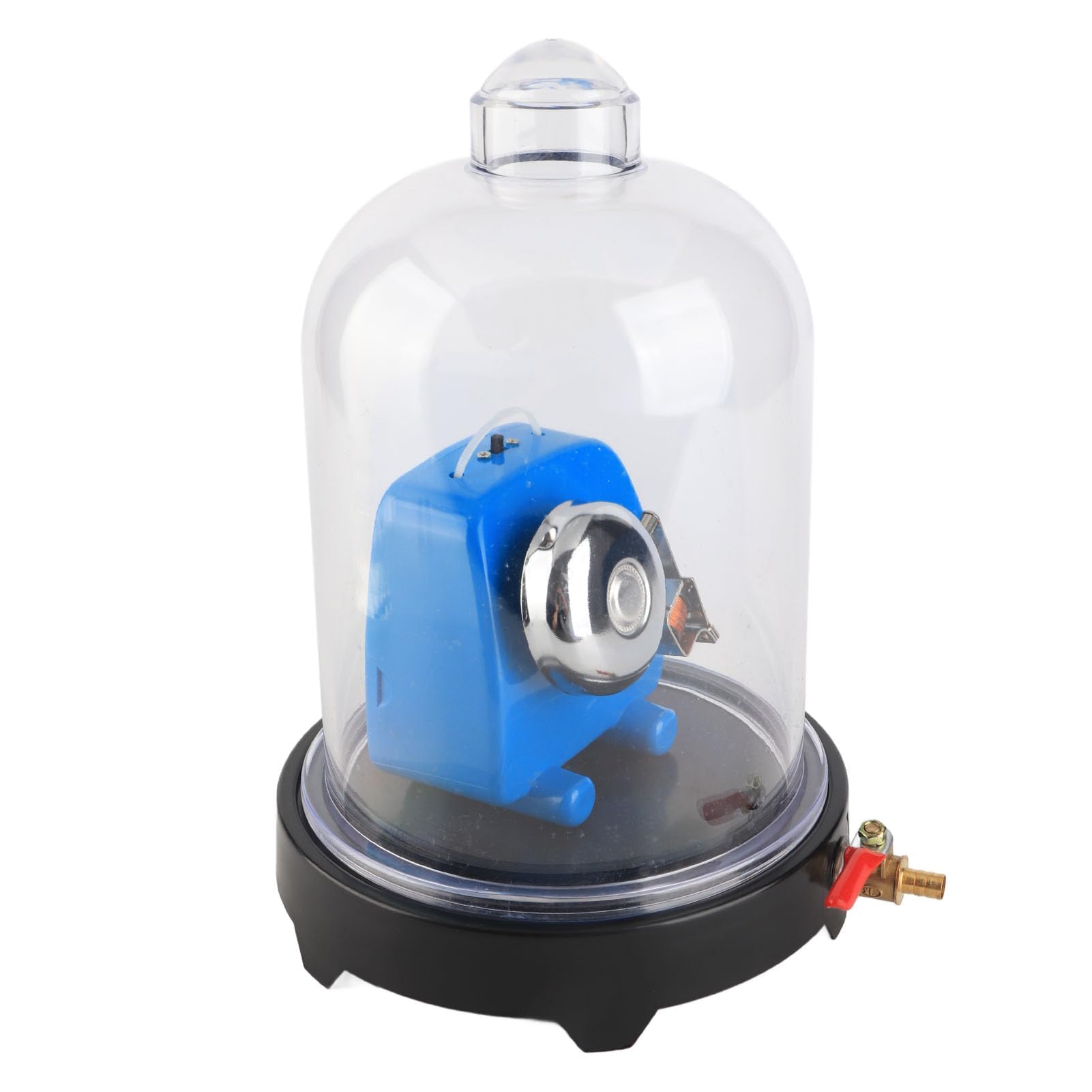 Kit Demostración Vacío con Tarro Sonido Material PVC Funciona Pilas para Laboratorio Aula Enseñanza Ciencia Campana Electricidad