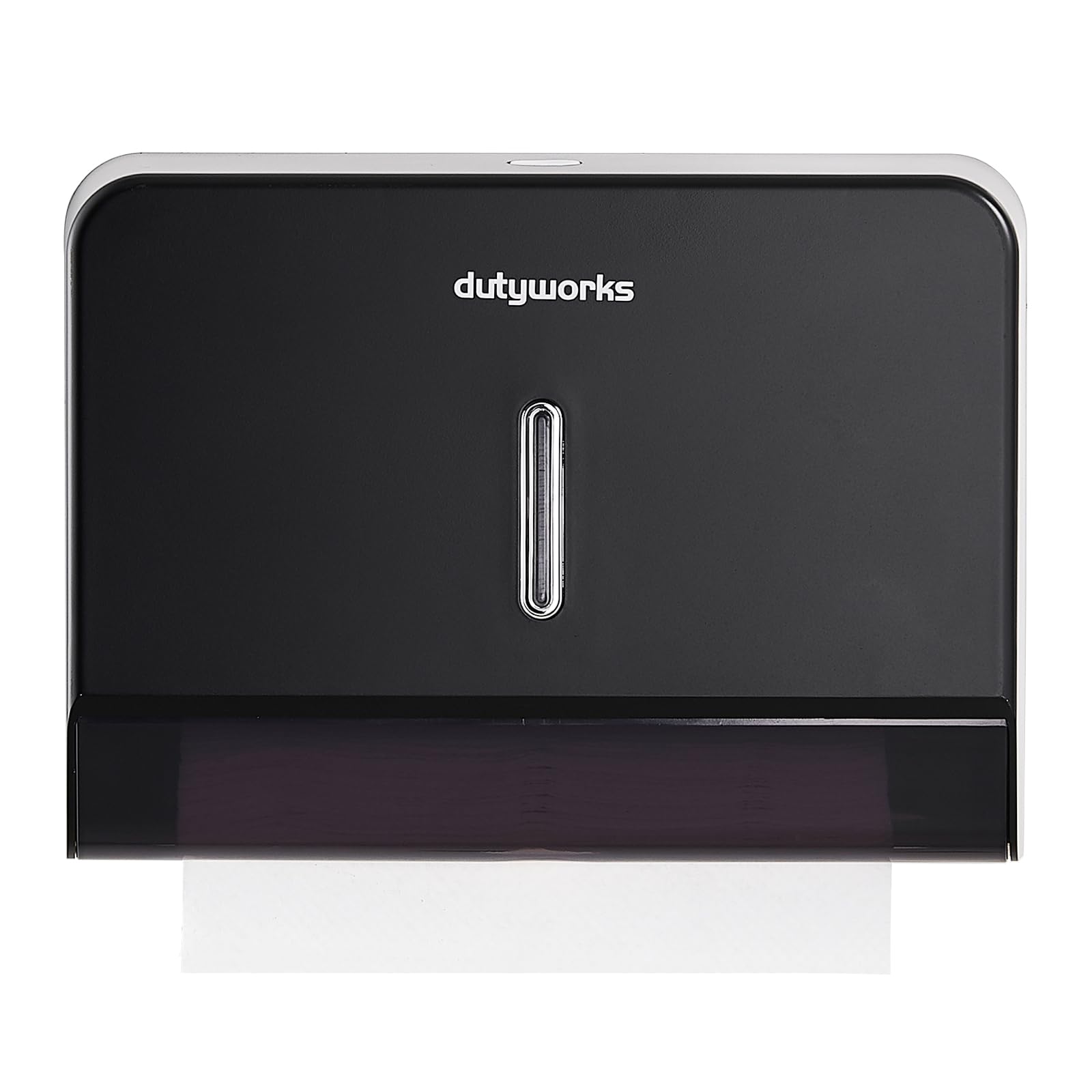 Paper Towel Dispenser Wall Mount, 200-Sheet, Black