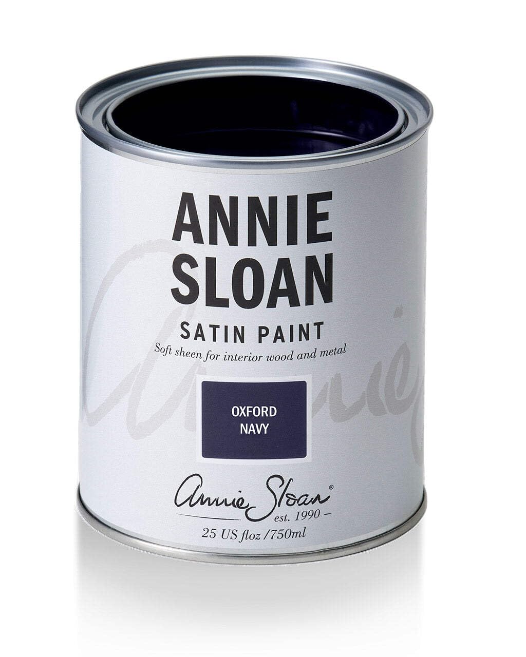 Annie Sloan Oxford Navy Satin Paint for Wood and Metal 750ml