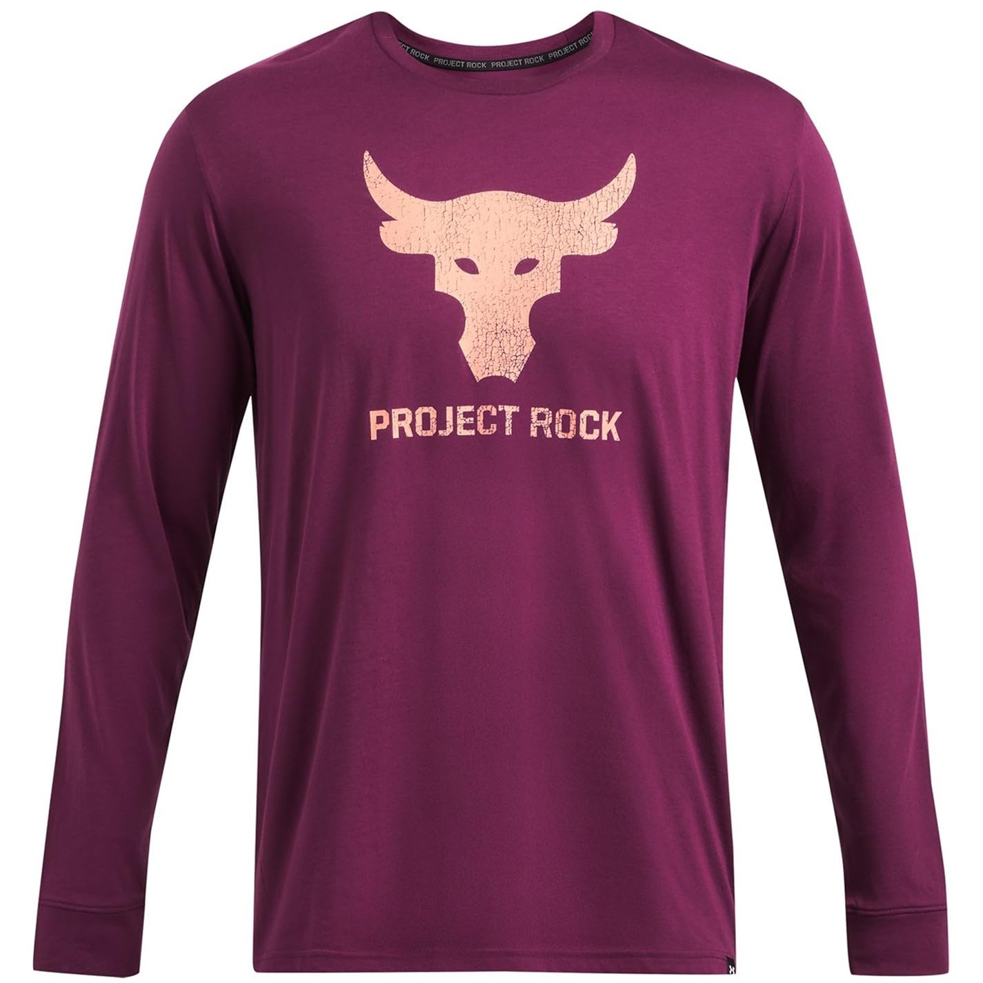 Under Armour Men's (505) Purple Gemini / / Flare Orange Underarmour'sprojectrockbrahmabulllongsleeve, ,3Xl