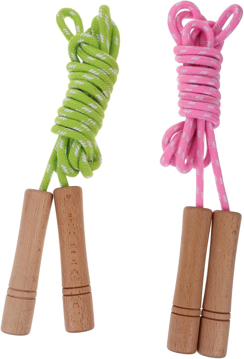 UPKOCH 2Pcs Jump Ropes for Teens Wear Resistant Skipping Ropes for Outdoor Fitness Comfortable Handles for Easy Grasp for Family Activities and Exercise