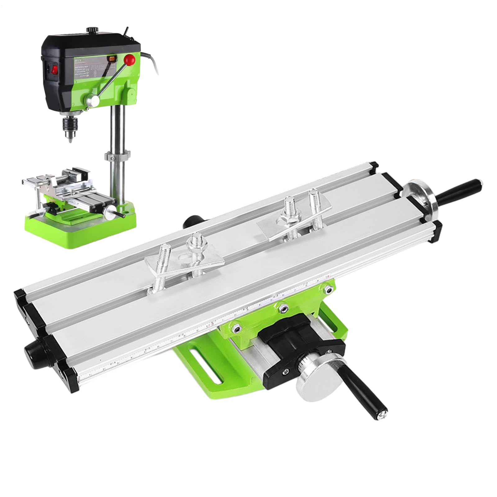 Tavolo da Lavoro per Fresatrice Mini Banco di Precisione con Assi XY | Tavolo Multifunzione Per Lavorazioni Di Taglio Intaglio Fresatura Saldatura
