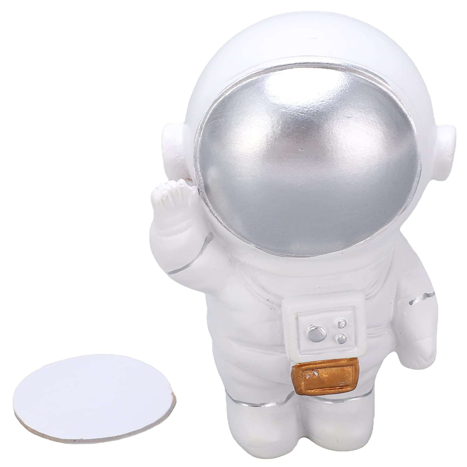 Jwthee Estatua de astronauta, estatua de astronauta, estatua de astronauta, decoración espacial, estatua de astronauta, adorno de escritorio, escultura de astronauta para oficina en casa