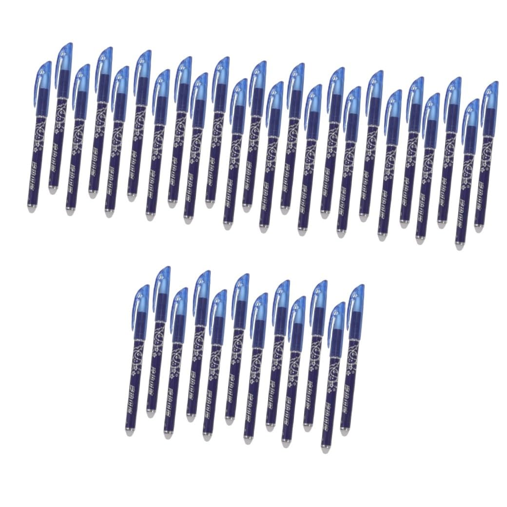 Abaodam 36pièces Set De Stylos Effaçables à Encre Bleue Stylos à Gel Écriture Fluide Et Propre Pour Étudiants Et Fournitures De Bureau