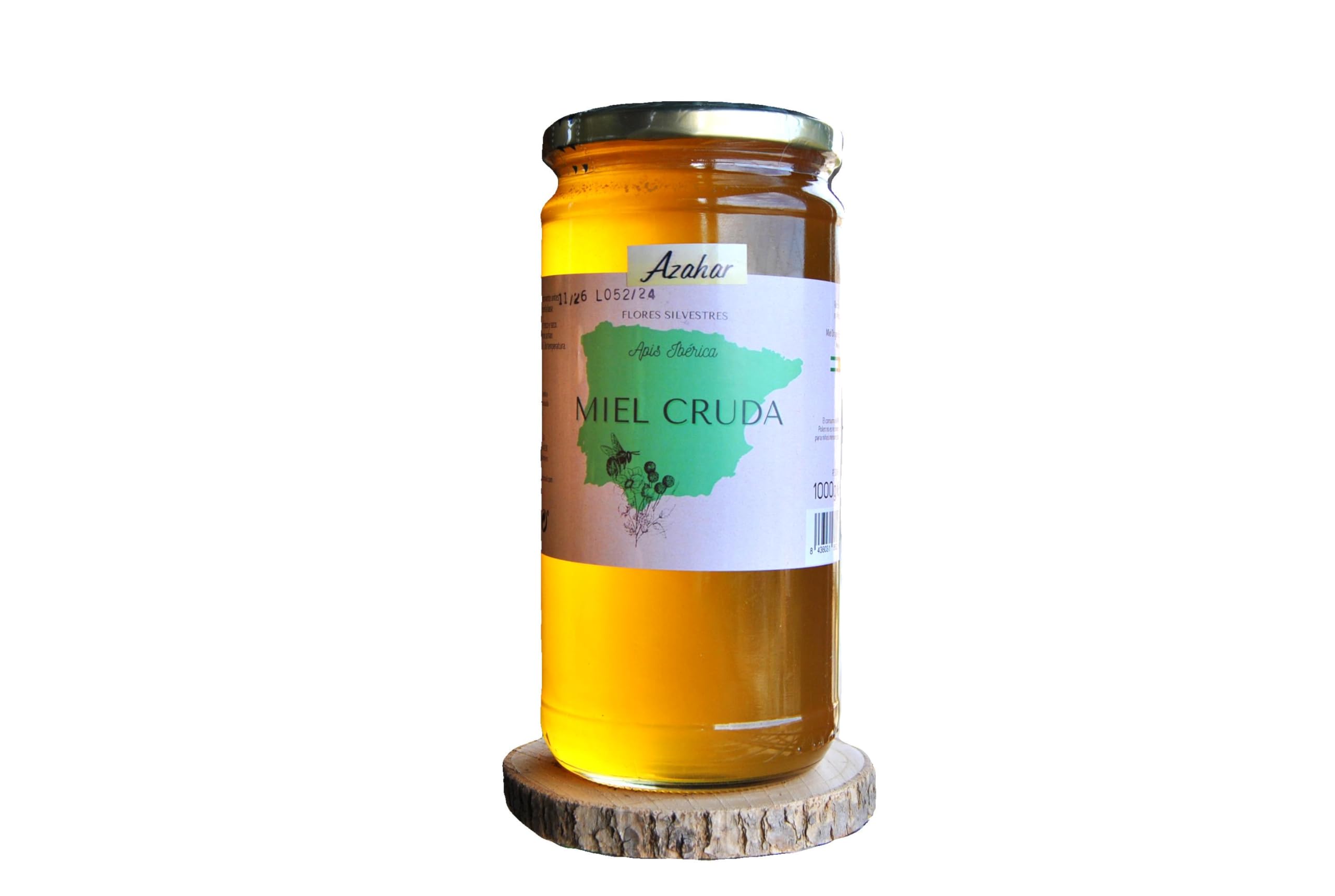 Miel Pura de Abeja-100% Origen España-Miel Cruda-1Kg-Miel Natural-Directa de Apicultor-Sin Procesar-Sin Pasteurizar. (Kg, Flores silvestres) — view 7