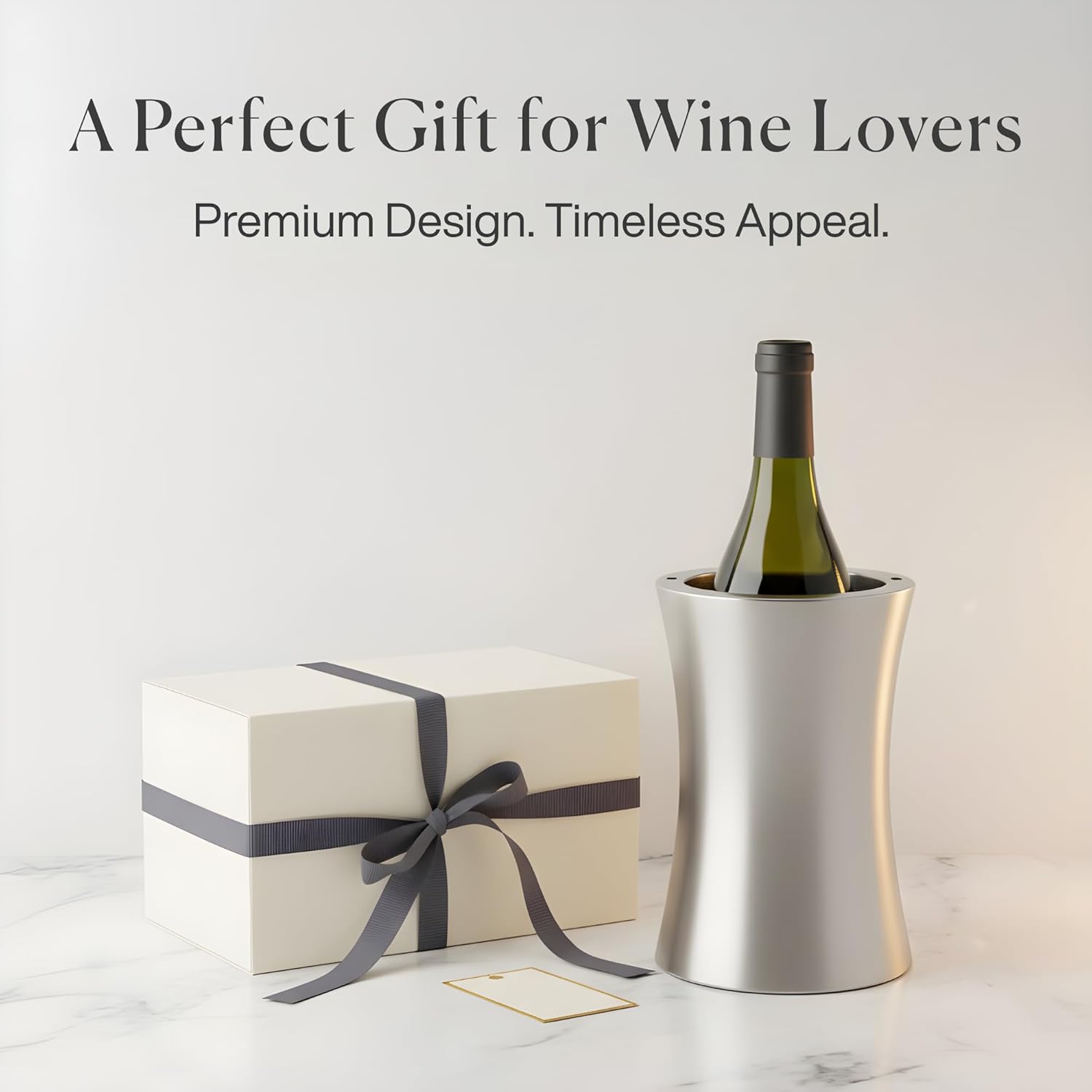 Frostware Patented Wine Chiller Bucket – Fill-With-Water & Freeze Stainless Steel Wine Bottle Chiller and Champagne Cooler Keeps Drinks Cold for 8+ Hours, Double Wall Insulated Design - Image 9