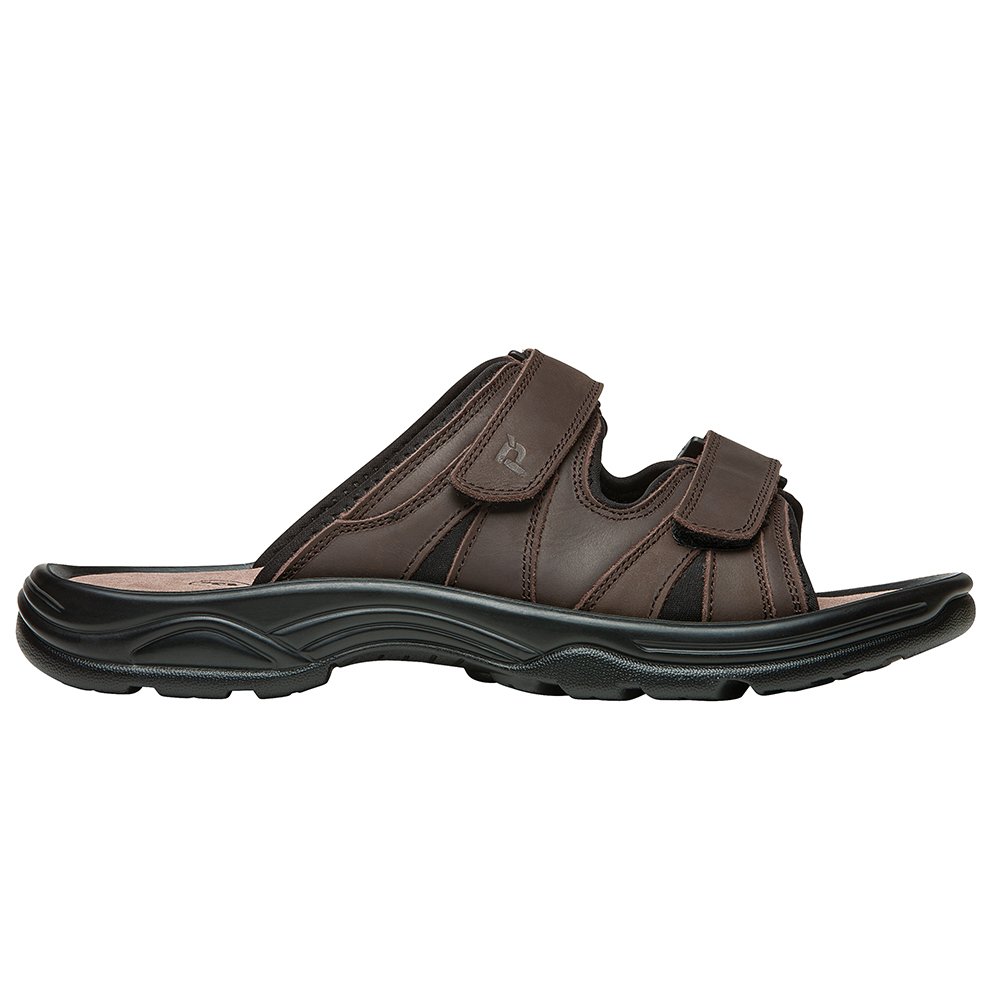 Propet Mens Vero Slide Casual Sandals Casual - Brown
