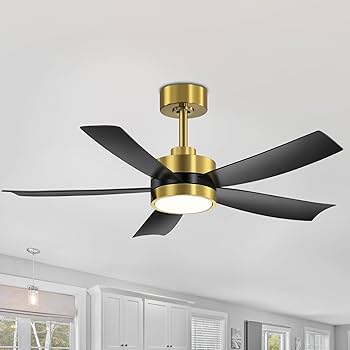 42 Inch Ceiling Fan with Light and Remote, 5-Blade
