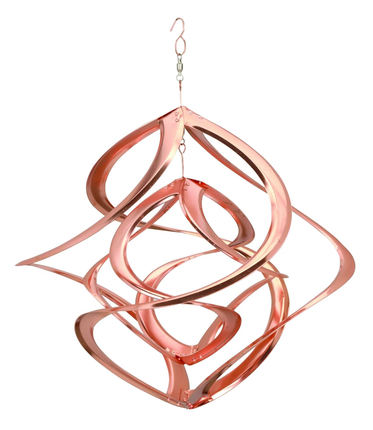 Red Carpet Studios Cosmix Copper Double Wind Sculpture, Small (31058), 14 Inch