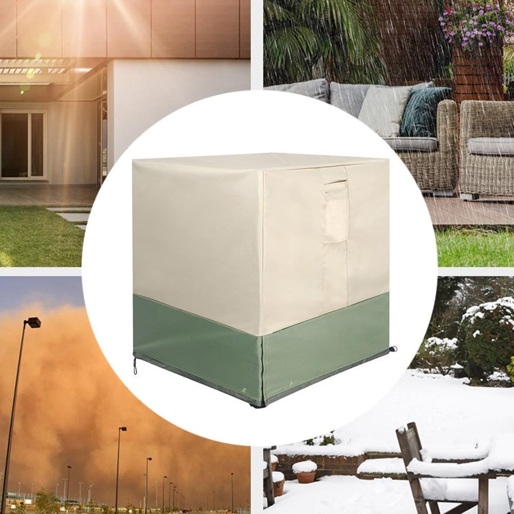 pour couverture AC Universelle 600D Résistante Pluie Neige (38 * 38 * 40in)