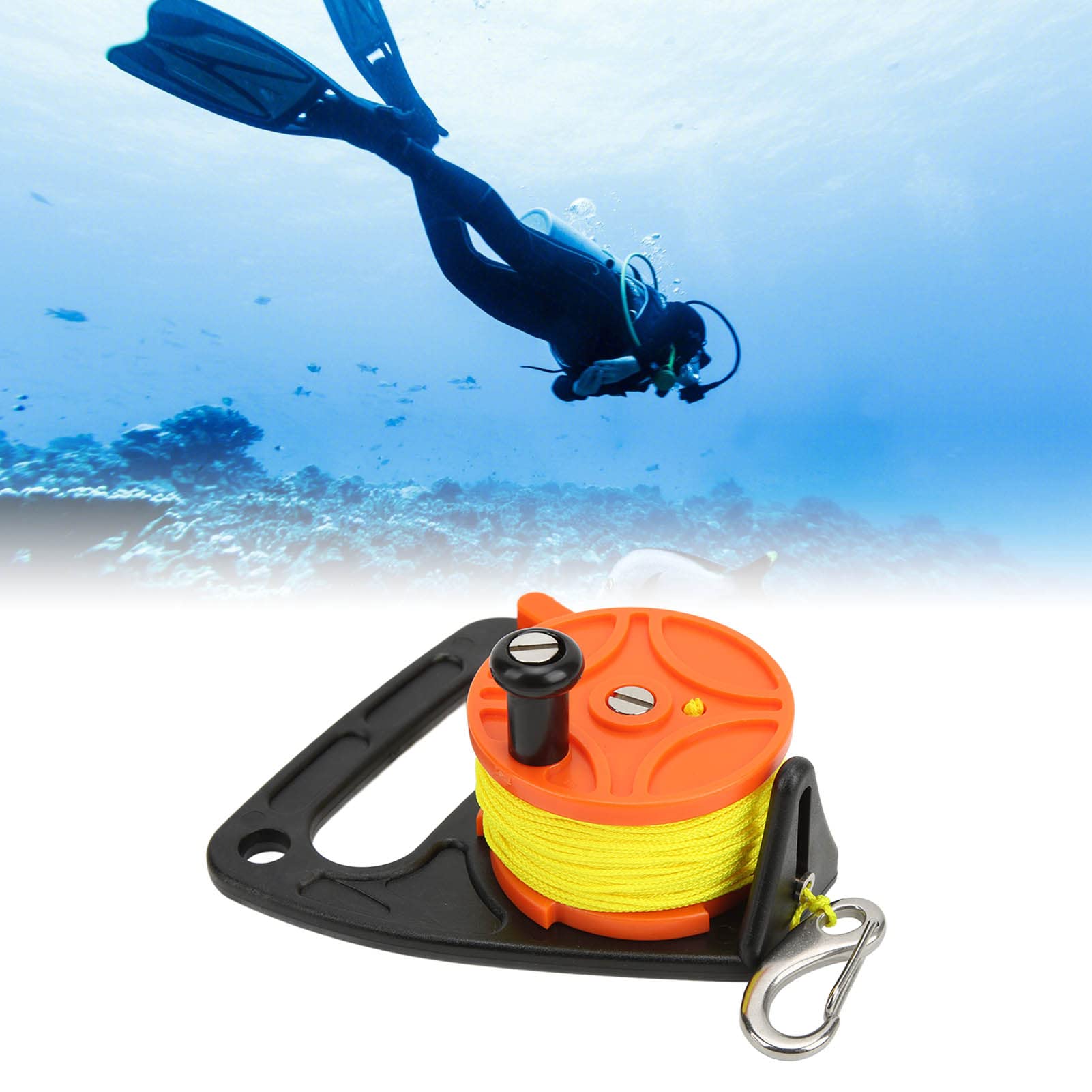 KIMISS Mulinello per Immersione Mulinello per Immersione Mulinello per Immersione Mulinello per Immersione Mulinello per Immersione con Gancio per Pollice per Lo Snorkeling Subacqueo