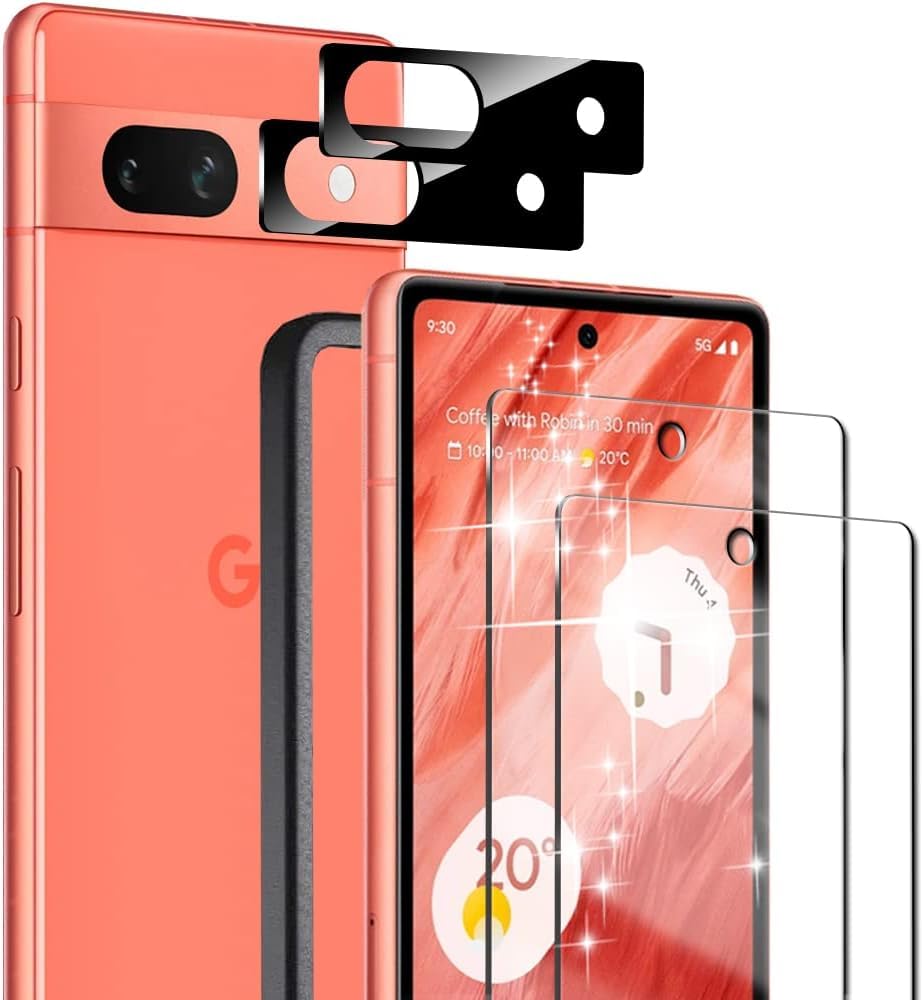 Google Pixel7a Coral（保護フィルム付き） Amazon | Pixel 7a フィルム+ Google Pixel 7a 用のカメラフィルム