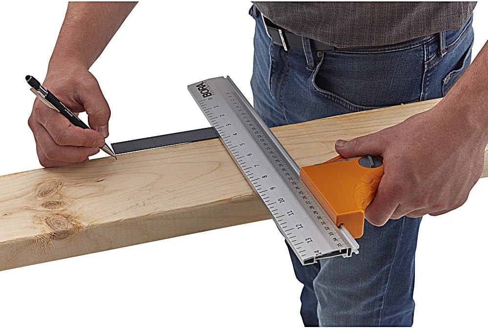 Bora 530416 Quickcut Circular Saw Guide With Rail & Angle Assist, All-In-One Woodworking Tool, Strong Aluminum 16 Inches Long, With A 14-Inch (35.5Cm) Guide Rail 9 61oKisSUvQL. AC SL1000