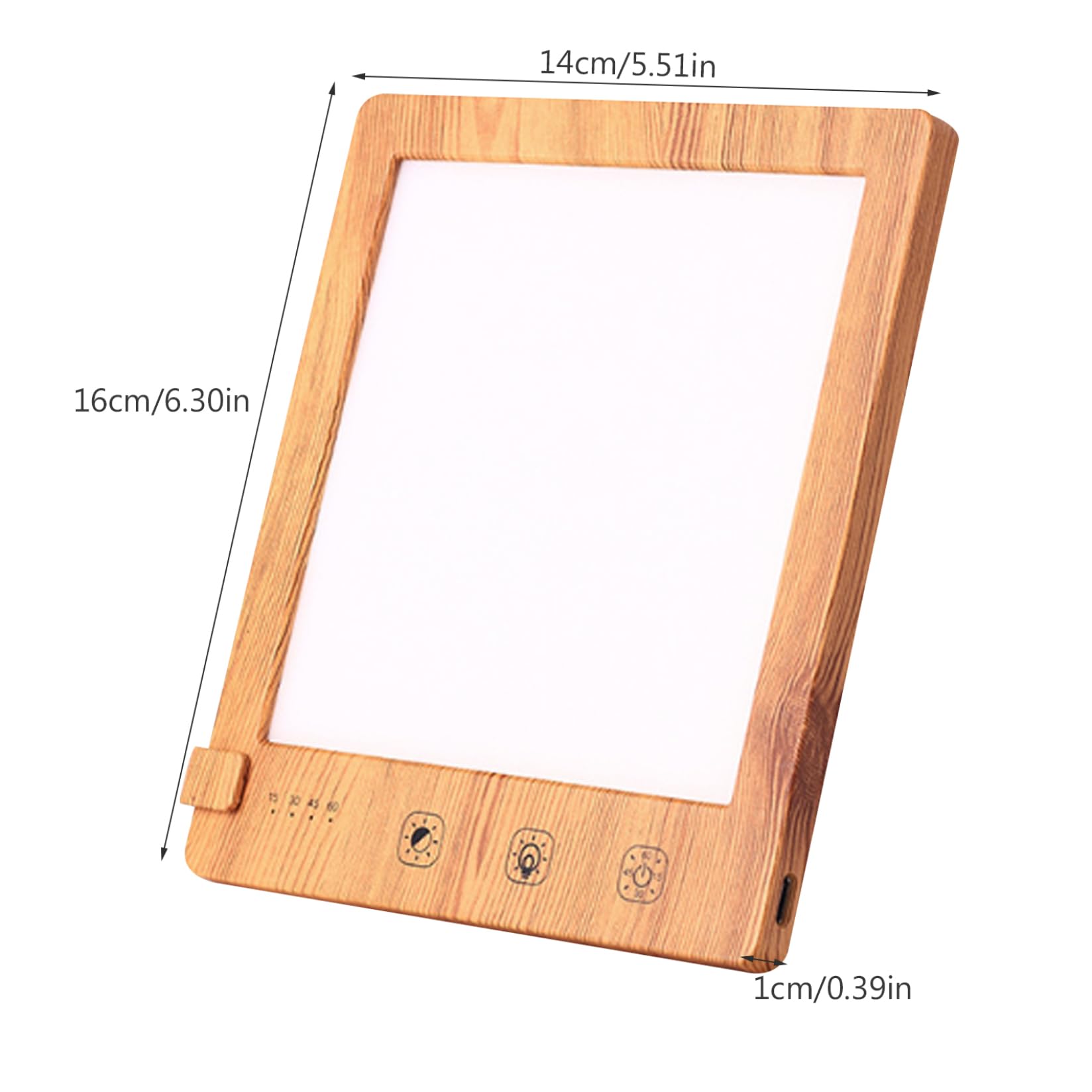 Lampada Triste 10000lux 3000K-6500K Luce Triste USB con 3 Modelli di Colore, 4 Livelli di luminosità Lampada Diurna con 4 Timer Ambiente Timer Dimensione compatta Lampada da Sole Lampada