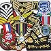 Mo Sheng Accessory 20pcs DIY Medal Epaulet Soldier Badges Patches Embroidery Mix Patterns Iron On/Sew On Applique for Clothes Backpacks T-Shirt Jeans Skirt Vests Scarf Hat Bag (Style 13)