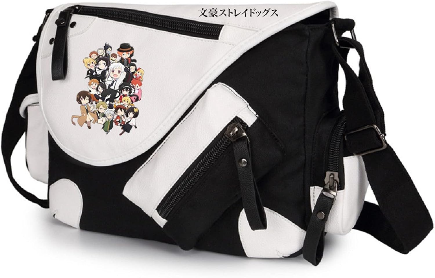 ISaikoy Anime Bungo Stray Dogs Messenger Bag Satchel Crossbody Bag Handbag Shoulder Bag Sling Bag 4