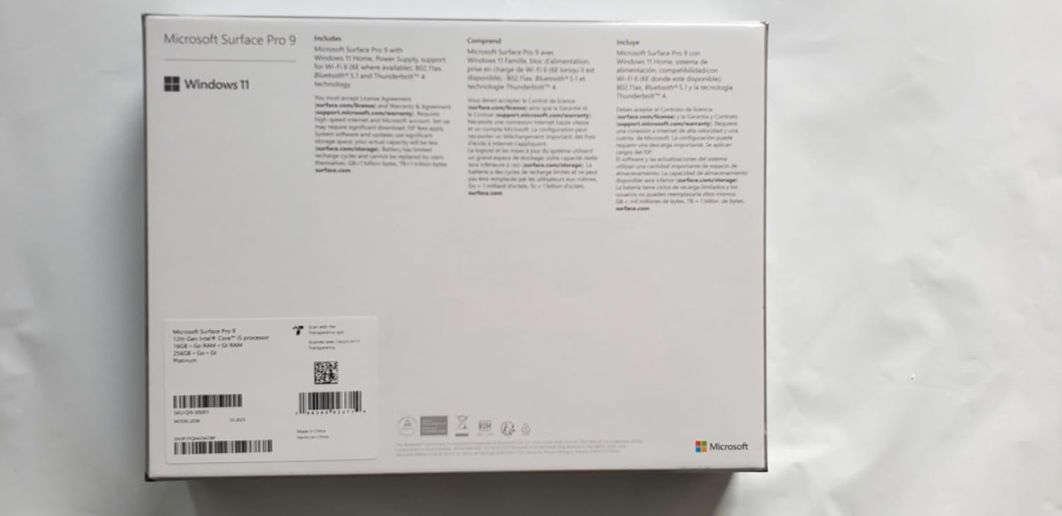 Microsoft Surface Pro 9 13" Touch-Screen Intel Core i5-16GB Memory - 256GB SSD Platinum