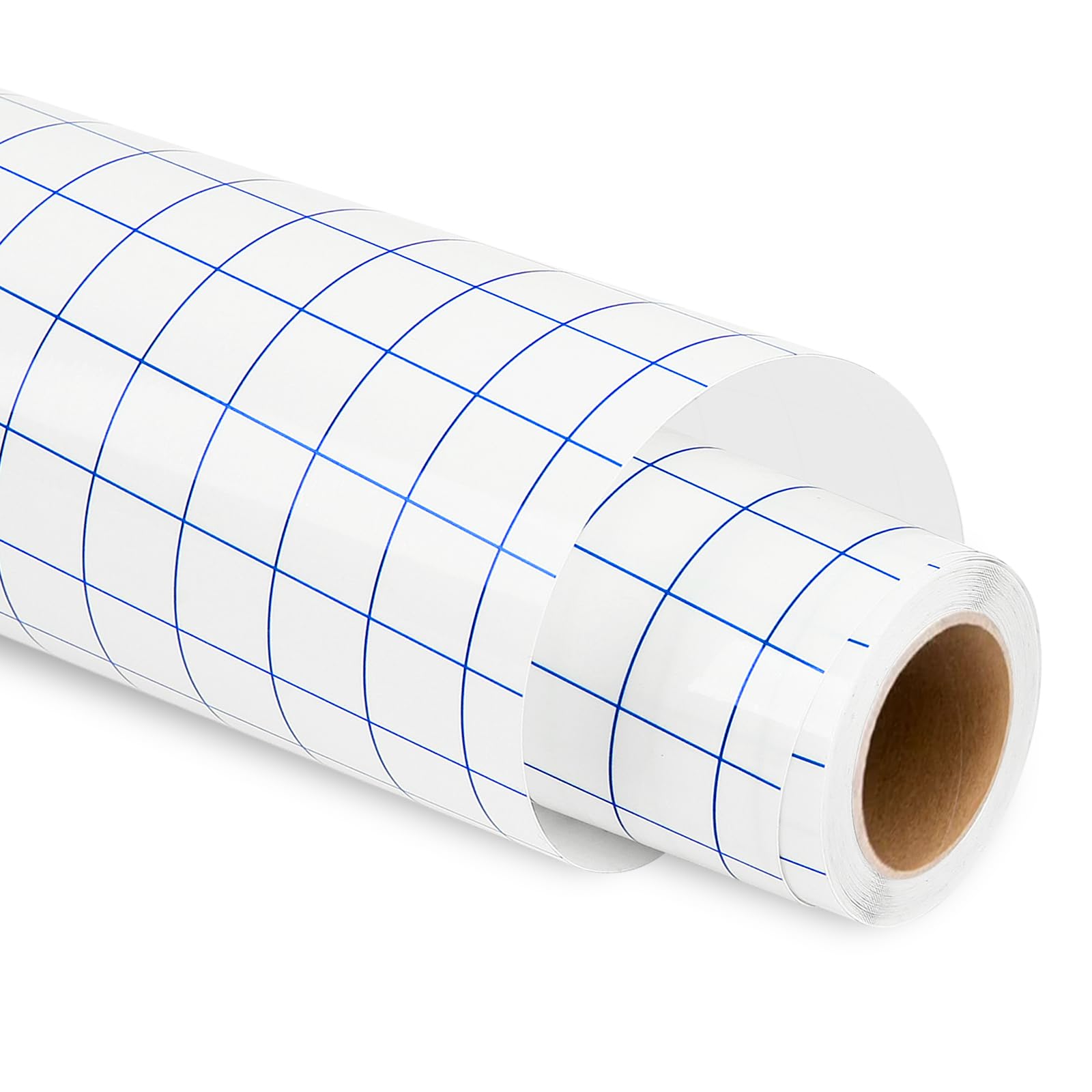 Papier Transfert Lya Vinyl 30x457cm – Grille Bleue, Pour Cricut & Silhouette, Neuf