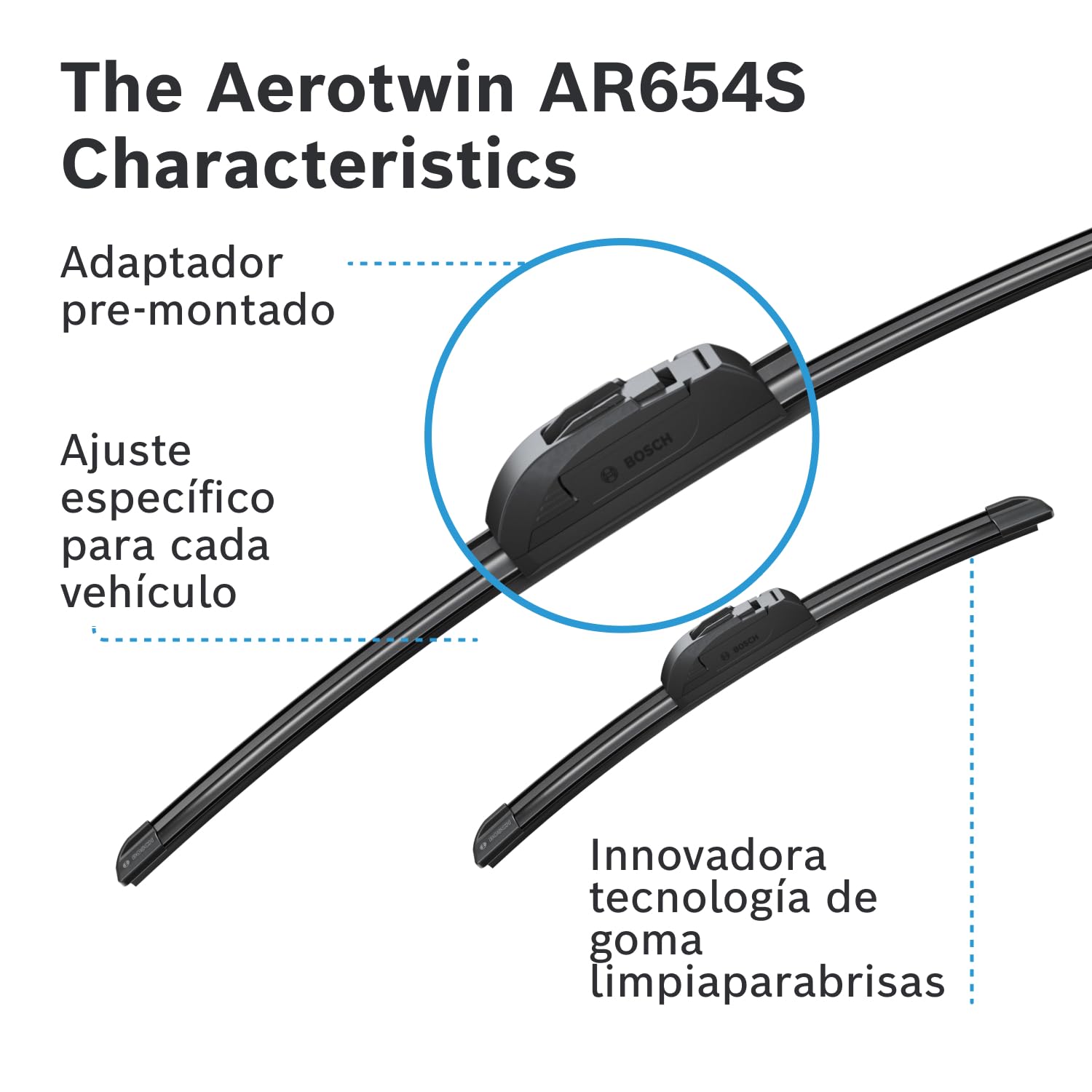 BOSCH Wischerblatt Aerotwin Retro Spoiler AR654S 3397007570