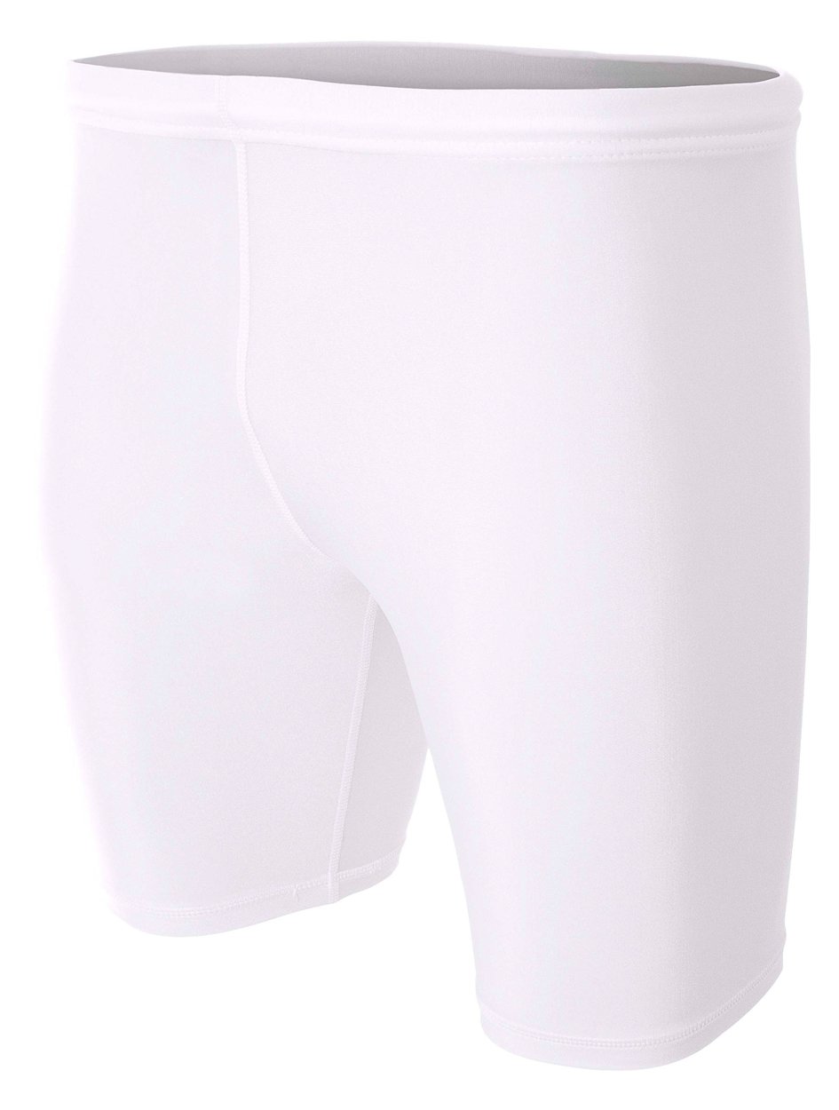 Short de compression A4 N5259 blanc pour vos entraînements de running - 2