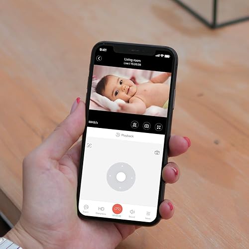 Miniatura 2 de Security Camera 2K blurams Baby Monitor Dog Camera 360-degree for Home Security w Smart Motion Tracking Phone App IR Night Vision Siren Works with