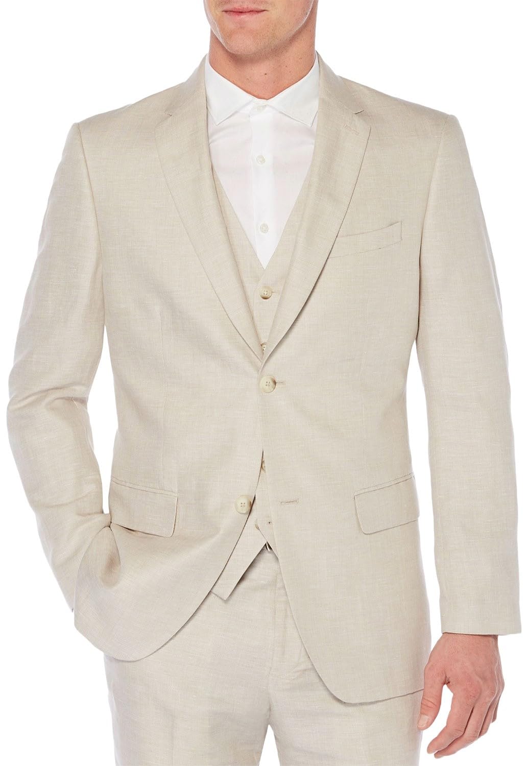 perry ellis Men's Linen Suit Jacket-picture-15
