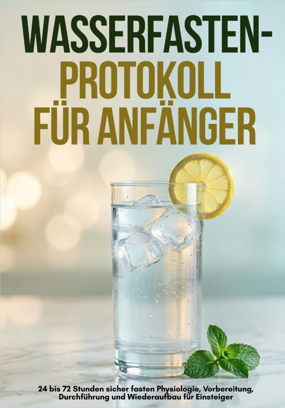 Wasserfasten Protokoll für Anfänger: 24 bis 72 Stunden sicher fasten Physiologie, Vorbereitung, Durchführung und Wiederaufbau für Einsteiger