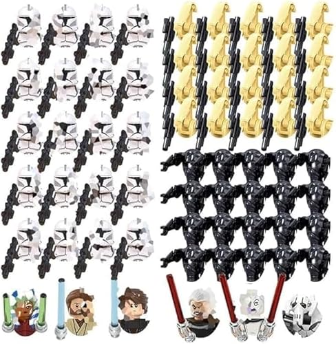 SXYHCK Clone Trooper Figures Toys, Space War Clone Figures Storm Trooper,with Weapons Set, Gifts for Adults & Kids(66PCS