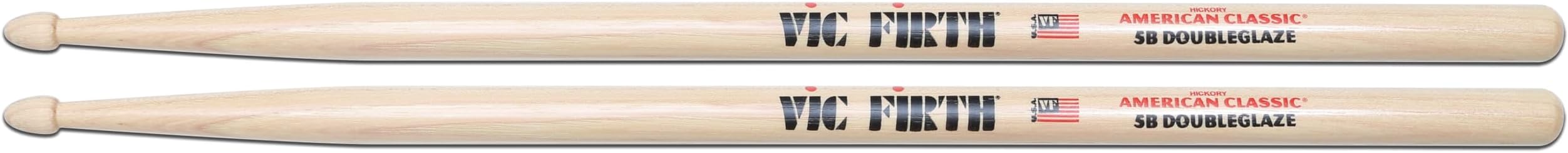 Vic firth Baget (Çift) 5B Double Glaze Ds Tip, Hıckory,