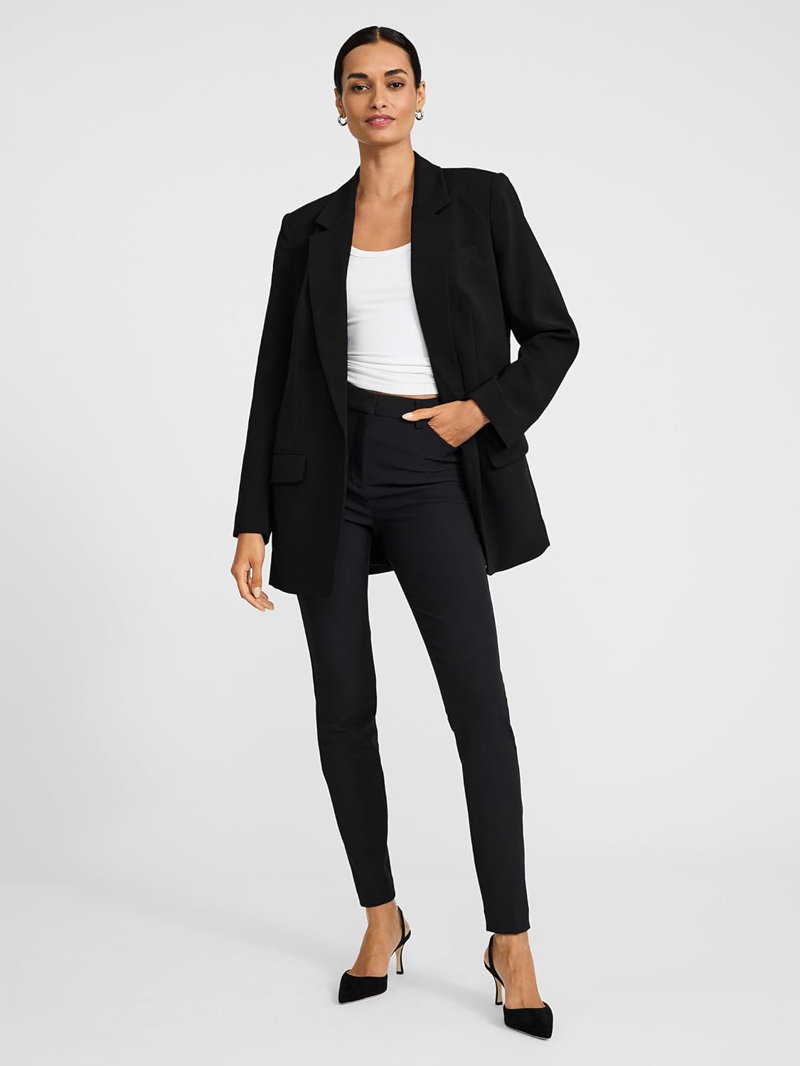 EXPRESS Women’s Editor Pants – High Rise Stretch Skinny Dress Style with Comfortable, Flattering Fit for Work or Casual Wear - Image 3