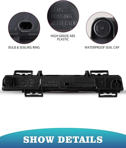 Miniatura 4 de AUTOWIKI 1 par de luces LED de circulación diurna izquierda derecha DRL lámpara antiniebla compatible con Mercedes Benz W204 W212 Clase C Clase E