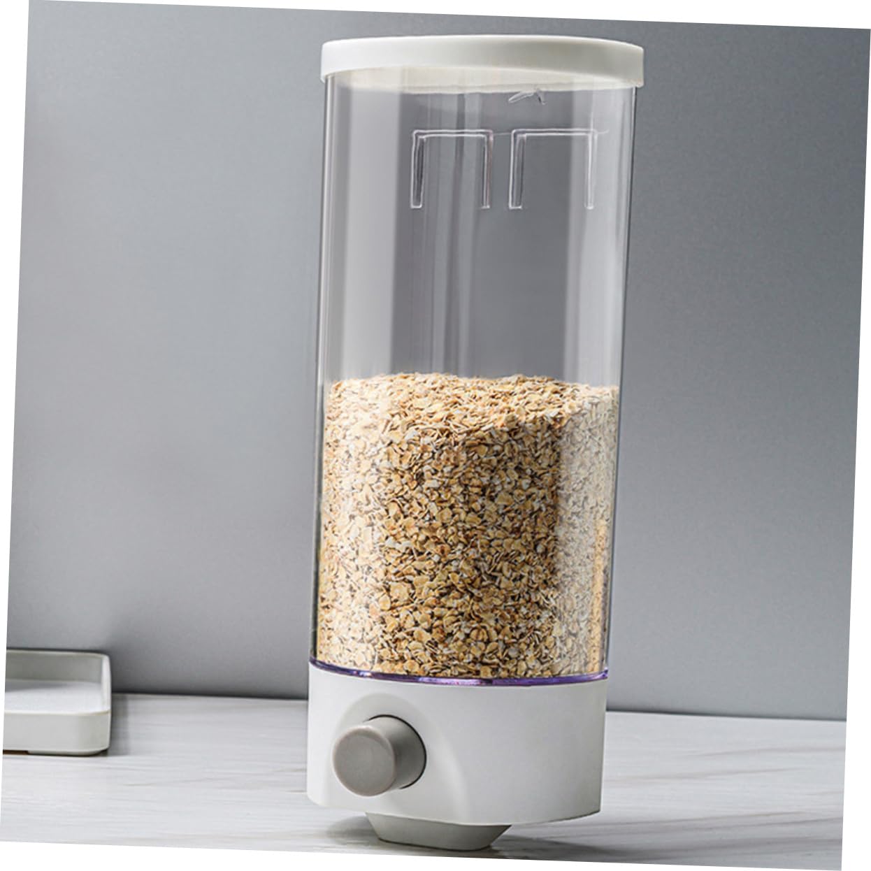 Tarro de Almacenamiento de Pared 1, 5 L Blanco Boca Ancha