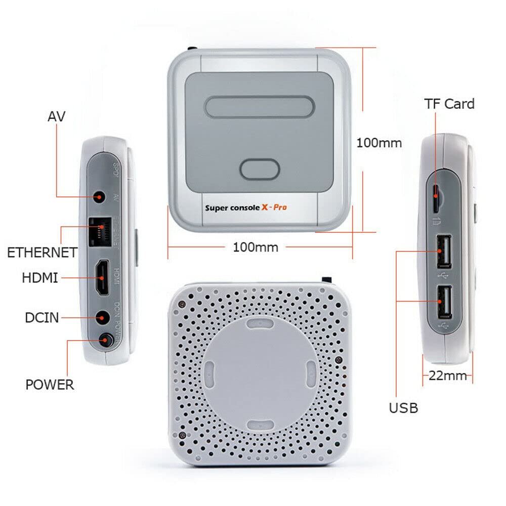 通用 Super Console X Pro Retro Mini WiFi 4 K 1080 P HDMI TV Video Game Console Per PS1/PSP/N64/DC 50000+Giochi