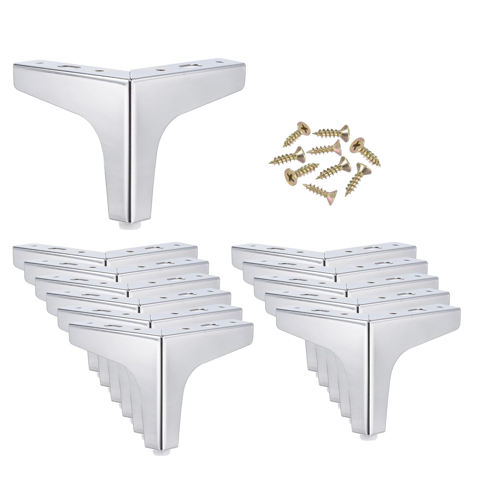 PATIKIL Metal Furniture Legs 4 Inch