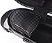 Vetimobato Violin Case for 4/4 & 3/4 Size – Carbon Fiber Hard Shell Fiddle Case with Adjustable Magic Fastener, 2 Bow Holder Lightweight & Protective Travel Violin Box for Student & Adults (Black)