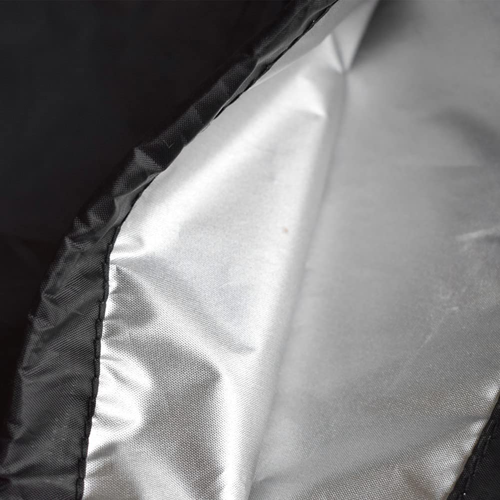 Cubierta para generador eléctrico, cubierta para generador de tafetán de poliéster 210D, impermeable, para jardín al aire libre, patio, protección impermeable a prueba de (Negro)
