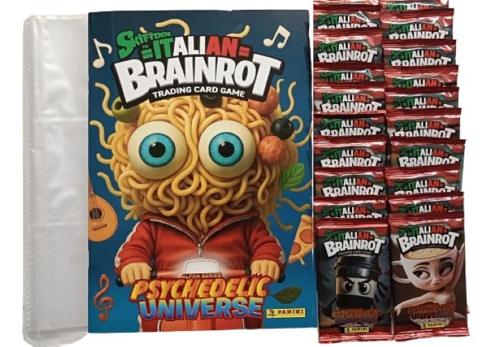 Album + ARCHIVADOR + 10 Sobres Colección de 2025 Skifidol Italian BRAINROT